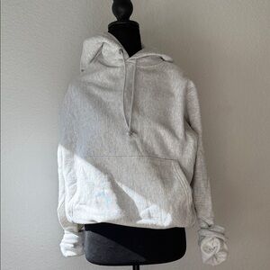 Champion Light Gray Reverse Weave Hoodie